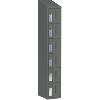 Casiers robustes Concorde, 6 niveaux, 12" x 18" x 78", Acier, Charbon, Soud&eacute; (assembl&eacute;) Distribution Élite MP