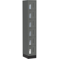 Casiers robustes Concorde, 6 niveaux, 12" x 18" x 76", Acier, Charbon, Soud&eacute; (assembl&eacute;) Distribution Élite MP