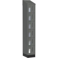 Casiers robustes Concorde, 6 niveaux, 12" x 18" x 82", Acier, Charbon, Soud&eacute; (assembl&eacute;) Distribution Élite MP