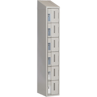 Casiers robustes Concorde, 6 niveaux, 12" x 18" x 78", Acier, Gris, Soud&eacute; (assembl&eacute;) Distribution Élite MP