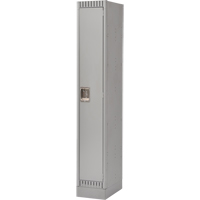 Lockers, 12" x 18" x 76", Steel, Grey, Knocked Down Distribution Élite MP