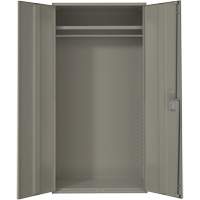 Armoire garde-robe, Acier, 36" la x 18" p x 72" h, Gris Distribution Élite MP