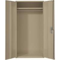 Armoire garde-robe, Acier, 36" la x 18" p x 72" h, Beige Distribution Élite MP