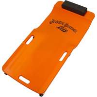 Sommier orange n&eacute;on &agrave; profil bas, en plastique robuste Distribution Élite MP