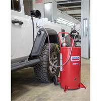 Chariot &agrave; carburant en acier de 25 gallons avec pompe rotative bidirectionnelle Distribution Élite MP
