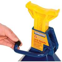 Chandelles, Poign&eacute;e/rochet verrouillable, Capacit&eacute; de 6 tonnes, 25-1/4" h Distribution Élite MP