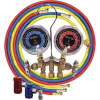 Jeu de manom&egrave;tres collecteurs en laiton avec coupleurs Distribution Élite MP