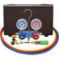 Ensemble de manom&egrave;tre &agrave; collecteur &agrave; deux voies pour l'automobile R134A avec mini injecteur de colorant Distribution Élite MP
