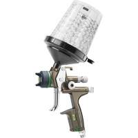 Pistolet de peinture de premi&egrave;re qualit&eacute; pour peinture automobile avec psi num&eacute;rique X5500 HVLP 1,2 I RPS D, Entr&eacute;e d'air 1/4" NPT, 15,19 pi³/min, Capacit&eacute; 0,6 L/0,9 L, 0,17 psi Distribution Élite MP