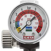 Air Micrometer with Gauge, 1/4" Male Thread & G 1/4" Female Thread Distribution Élite MP
