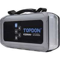V2200Air 2-en-1: d&eacute;marreur de secours de 1200 A de pointe et gonfleur de pneus Distribution Élite MP