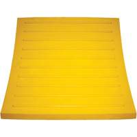 Wheel Chock, Polyurethane, Yellow, 15-1/4" W x 12-1/8" D x 10-3/4" H Distribution Élite MP