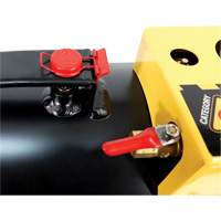 Ensemble de mise en place de talon haute pression de 9 gallons Hurricane "CAT-9", Aluminium Distribution Élite MP