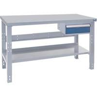 Industrial Duty Workbench, 72" W x 36" D x 34" H, 1000 lbs. Capacity Distribution Élite MP