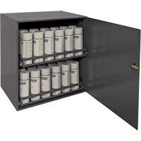 Armoire de rangement pour contenants a&eacute;rosol, Acier, 21-7/8" h x 15-15/16" la x 20-5/16" P, Gris Distribution Élite MP