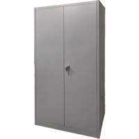 Armoire de rangement, Acier, 4 Tablettes, 78" h x 36" la x 24" P, Gris Distribution Élite MP
