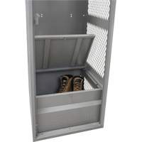 Casier pour &eacute;quipement, Acier, 24" la x 24" p x 72" h, Gris Distribution Élite MP