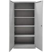 Armoires de rangement Hi-Boy, Acier, 4 Tablettes, 72" h x 36" la x 18" P, Gris Distribution Élite MP