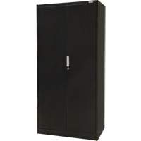 Hi-Boy Storage Cabinet, Steel, 4 Shelves, 72" H x 36" W x 18" D, Black Distribution Élite MP