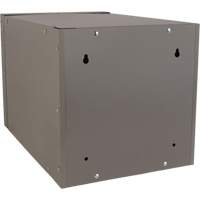 Stackable Cube Locker, 12" x 18" x 12", Steel, Grey, Knocked Down Distribution Élite MP