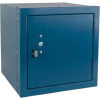 Stackable Cube Locker, 12" x 12" x 12", Steel, Blue, Knocked Down Distribution Élite MP