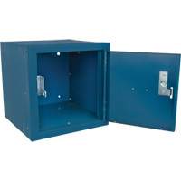 Stackable Cube Locker, 12" x 12" x 12", Steel, Blue, Knocked Down Distribution Élite MP