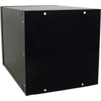 Stackable Cube Locker, 12" x 18" x 12", Steel, Black, Knocked Down Distribution Élite MP
