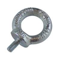 Drop Forged Eye Bolts, 1/8" Dia., 1/2" L, Uncoated Natural Finish, 154 lbs (70 kg) Capacity Distribution Élite MP