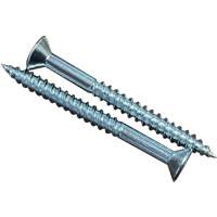 Flat SOC Wood Screws, #10 x 2" L, Zinc Plated Distribution Élite MP