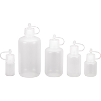 Bouteilles rondes &agrave; ouverture &eacute;troite, Ronde, 1/2 oz, Plastique Distribution Élite MP