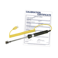 Surface Thermocouple Probe (includes ISO Certificate), 500 °C (932°F) Max. Temp. Distribution Élite MP