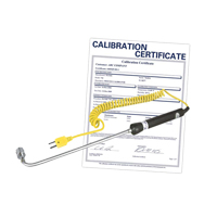 Right Angle Thermocouple Surface Probe (includes ISO Certificate), 500 °C (932°F) Max. Temp. Distribution Élite MP