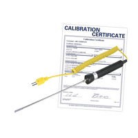 Air/Gas Thermocouple Probe (includes ISO Certificate), 900 °C (1652°F) Max. Temp. Distribution Élite MP