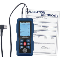Thickness Gauge with Calibration Certificate, Digital Display, Ultrasound, 0.04" - 11.8" (1 mm - 300 mm) Range Distribution Élite MP