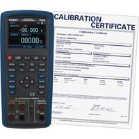 Multifunction Process Calibrator with ISO Certification, Without Data Logging, Portable, 5 Processes Distribution Élite MP
