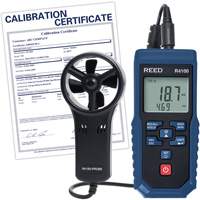Thermo-an&eacute;mom&egrave;tre &agrave; aube R4100 avec volume d'air et certificat d'&eacute;talonnage, Enregistrement des donn&eacute;es, Gamme de v&eacute;locit&eacute; d'air de 0,4 - 30 m/sec Distribution Élite MP