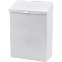 R&eacute;cipient en m&eacute;tal pour les produits menstruels Health Gards Distribution Élite MP