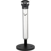 Solutions pour la gestion des m&eacute;gots de cigarettes Infinity, Sur pied, M&eacute;tal, Capacit&eacute; 1,33 gal./1,33 gal. US, Hauteur 39" Distribution Élite MP