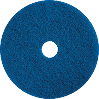 Floor Maintenance Pads, 15", Cleaning/Scrubbing, Blue Distribution Élite MP