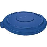 Couvercle rond pour poubelle Brute, Couvercle plat, Plastique, Convient aux contenants 22-1/4" dia. Distribution Élite MP
