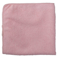 Chiffon de nettoyage pour travaux l&eacute;gers, Microfibre, Rouge Distribution Élite MP