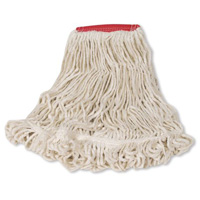Super Stitch Wet Mop, Floor Finishing, Cotton/Yarn, 21 oz., Loop Style Distribution Élite MP