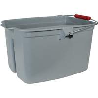 Seau &agrave; double usage, Capacit&eacute; de 5 gal. US (20 pintes), Gris Distribution Élite MP