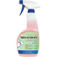 Action triple - nettoyant, d&eacute;graissant et d&eacute;sinfectant, 750 ml, Bouteille &agrave; g&acirc;chette Distribution Élite MP