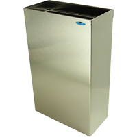 Wall Mounted Waste Receptacles, Stainless Steel, 11 US gal. Distribution Élite MP