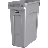 Contenants Slim Jim avec canaux de ventilation, De bureau, Poly&eacute;thyl&egrave;ne, 16 gal. US Distribution Élite MP