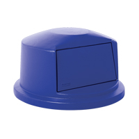 Round Brute&reg; Tops, Dome Lid, Plastic/Polyethylene, Fits Container Size: 22" Dia. Distribution Élite MP