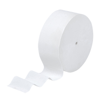 Papier hygi&eacute;nique JRT junior Scott, Rouleau Sans rouleau central, 1 Pli, Longueur 2300', Blanc Distribution Élite MP