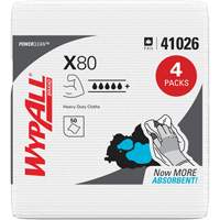 Essuie-tout X80, Robuste, 12-1/2" lo x 12" la Distribution Élite MP