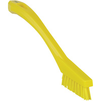 Brosse &agrave; recoins, Soies Ferme, Longueur de 8", Jaune Distribution Élite MP